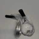 Mason Jar Pour Spout Lid Stainless Steel with Handle, Regular Mouth Pour Spout Flip Cap Lids for Mason Jars, Anticracking Leak Proof Seal Cover Airtight for Drinking Salad Dressing Food Storing(2PCS)