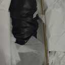 Michael Kors women's Noemie Heeled Boot (8, Black/Distressed Leather)