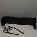 IRONDIY 24" Office Cubicle Shelf, Cubicle Shelf 24" Cube Storage Organizer Bookshelf with Cubicle Hooks, Office Cubicle Bookshelf Cubicle Storage Organizer for Home Office Desk