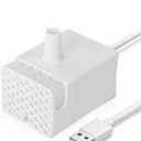 oneisall Replacement Pump for PWF-002-B, Replacement Pump for Dog Water Fountain with Light, Water Fountain for Cats Inside Ultra Quiet Water Pump with 4.9 ft Power Cable