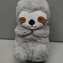 Breathing Stuffed Animal,Soothing Stuffed Animal for Anxiety Relief with Realistic Breathing Motion, Calming Music, Gentle Lights,Machine Washable,Ideal for Baby Adult and Relaxation(Sloth)