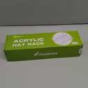 Nicetree Hat Organizer for Baseball Caps, 2 Pcs No Install Acrylic Hat Racks for 14 Baseball Caps Storage, Hat Stand for Caps Display and Organizer for Dresser, Bedroom, Closet, Office