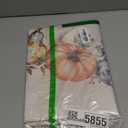 Elrene Home Fashions Botanical Harvest Pumpkin Engineered Wrinkle Resistant Tablecloth, 60"x84" Oval