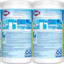 Clorox Disinfecting Cleaning Wipes for Spring Cleaning & Allergy Season, Bleach Free, Fresh Scent and Crisp Lemon, 75 Count Each, Pack of 4