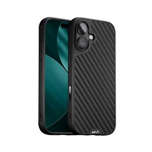 Mous for iPhone 17 Case, Compatible with MagSafe - Limitless - Protective Carbon Fibre Cover for iPhone 17 - Shockproof, Full Camera Protection, Anti-Scratch Back, Black