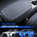 Armrest Cover for 2022 2023 2024 2025 Lexus NX250/NX350/NX350h/NX450h+ Accessories Center Console Middle Lid Pad Protector for Car Elbow Rest