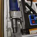 ZELCAN Mag Drill Press with 6 Drill Bits, 1550W Portable Magnetic Press with 2" Boring Diameter, 0-580 rpm Stepless Speed & Reversible Direction, 2922 lbf Power Magnetic