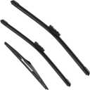 3 Pack Windshield Wiper Blades Compatible With 2015 2016 2017 Lexus NX200t / 2018 2019 2021 NX300 / 2015-2021 NX300h Front Rear Wipers Blade Set for My Car - 26" 16" 12"