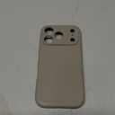 FireNova Designed for iPhone 15 Pro Max Case, Silicone Upgraded [Camera Protection] Phone Case, Soft Anti-Scratch Microfiber Lining Inside, 6.7 inch, Khaki