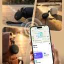 Air Tracker Smart Tags iOS & Android, Bluetooth Key Finder Locator with Sound, IP65 Waterproof Tracking Device, Replaceable Battery Item Finder for Luggage, Keys, Wallets, Pets, Backpack