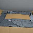 RV Cover 30-33ft, Travel Trailer Heavy Duty Extra-Thick 8 Layers Anti-UV Waterproof Windproof Camper Cover with Tongue Jack Cover, Extra Windproof Ropes, Gutter Covers (Grey - Non-woven)