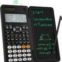 Scientific Calculators for Students 991ES Office Calculators with Notepad Desktop, ROATEE 4-Line Display Calculator with LCD Writing Tablet, Battery Rechargeable Power Calculator School Supplies