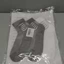 IRAMY Compression Ankle Support Socks Coolmax Wicking Cushioned Athletic Plantar Fasciitis Relief Men Women 3 Pairs (Small, Black+White+Grey-3 Pairs)