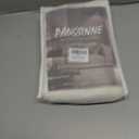 Pinch Pleated Curtain 84 Inch - 2 Panels Semi Sheer Linen Curtains with Hooks for Living Room Bedroom, Natural Textured Boho Window Treatment for Light Filtering, 40x84