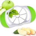 OCEANDEEP Apple Slicer and Corer Set  OCEANDEEP Stainless Steel Apple Cutter with Soft Grip + Adjustable Jar Opener Tool  Kitchen Gadgets for Easy Fruit & Lid Removal