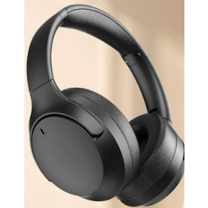 Noise-Canceling Bluetooth Headphones: Wireless & Wired Universal Headset with Long Battery Life Black
