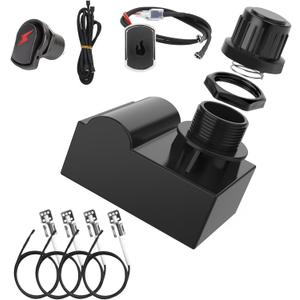 Grill Igniters for Charbroil Ignitor Replacement Kit, 4-Outlets Electronic Ignition Module with Wires G511-0055-W1 and 2 Push Buttons Igniter for Charbroil Surefire Ignition Systems