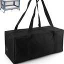 Carry Bag for Graco Pack n Play, Oxford Cloth Foldable Duffle Bag with Zipper and Handle for Travel and Storage Accessories