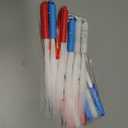 Fourth of July Light Up Fiber Optic Wand Accessories for Kids-12 Pack,4th of July Red White Blue Glow Sticks Party Favors for Toddler,Patriotic Sparklers Fireworks Birthday Game Activities Decorations