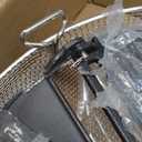 onlyfire Stainless Steel Mesh Cover & Cast Iron Grill Griddle Combo for Solo Stove 19.5 inch Fire Pit - Dual Cooking Surface with Handles for Ember Protection and Outdoor BBQ