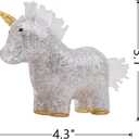 2 x Menzcci 6 Pack Unicorn Stress Balls Toys Squeeze Squishy Toys for Christmas Stocking Stuffers Party Favors Kids Boys Girls School Classroom Valentines Day Card Prizes Gifts