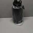 Kerilyn Insulated Gallon Jug with Handle, One Gallon, 128oz Stainless Steel, Large Double Vacuum Water Bottle for Hot & Cold Drinks, Wide Mouth, Sweat Proof, Great for Travel, Camping, Black