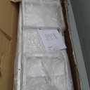 WLIVE 7 Drawer Dresser TV Stand, Dressers for Bedroom, Fabric Storage Tower, Hallway, Entryway, Closets, Sturdy Steel Frame, Wood Top, Easy Pull Handle, White