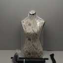 FDW Manikin 60-67Height Adjustable Female Dress Model Display Torso Body Tripod Stand Clothing Forms (CM, 60-67 Inches)