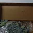 VGIA 6 Pcs 27'' Eucalyptus Stems Greenery Stems Eucalyptus Leaf Spray in Green Silk Plastic Plants Floral Artificial Plants for Home Party Wedding Decoration