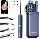 Ear Wax Removal Tool Kit: ZERONDER Ear Cleaner with Camera 1080P HD for Adults & Kids - Safe Ear Canal Cleaning with LED Lights