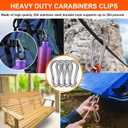 Upgrade Heavy Duty Vacuum Anchor, 4pack High Strong Vacuum Suction Cups Tie Downs with Carabiners & Tarp Clips for Car Awning Boat Camping Trap Bathroom Pet