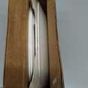 Corelle Vitrelle 4-Pieces 8.5" Glass Salad/Appetizer Plates Chip & Crack Resistant Glass Dinnerware Set Plates, Winter Frost White