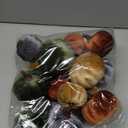 Winlyn 16 Pcs Assorted Small Faux Rustic Harvest Velvet Pumpkins Decorative Rust Orange Gold Olive Gray Fabric Pumpkins Foam Pumpkins Farmhouse Fall Thanksgiving Halloween Table Centerpiece Decor