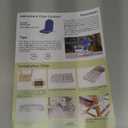 Rocking Chair Cushion - Corduroy Fabric, High-Density Sponge, Durable Comfort Non-Slip Bottom Tufted Seat Pads with Ties, Corduroy︱Brown, 44x19x4 inch