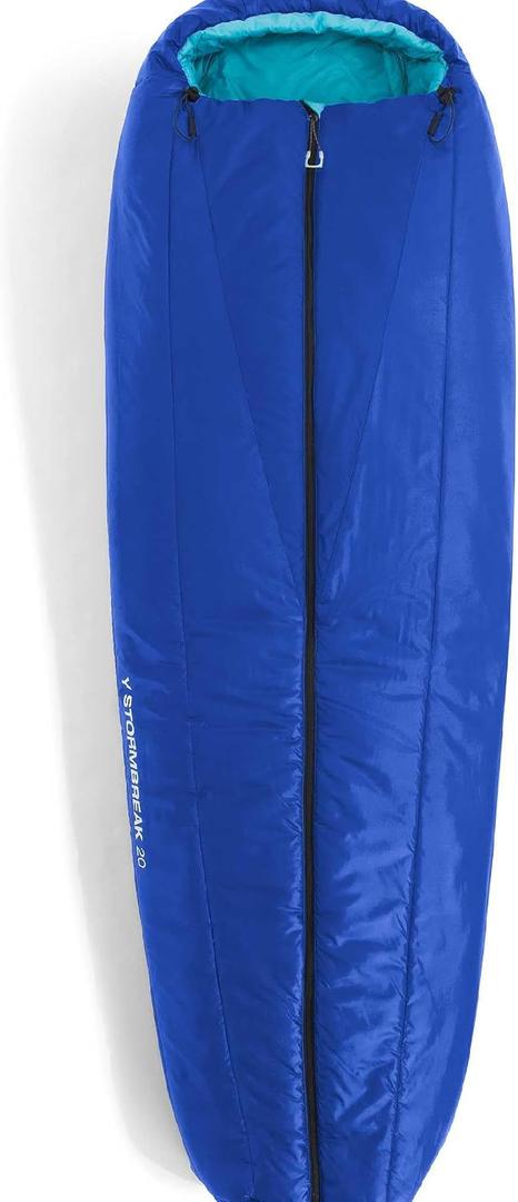 THE NORTH FACE Stormbreak 20F/-7C Bkpk Sleep Bag, Bl/River Ice, Reg
