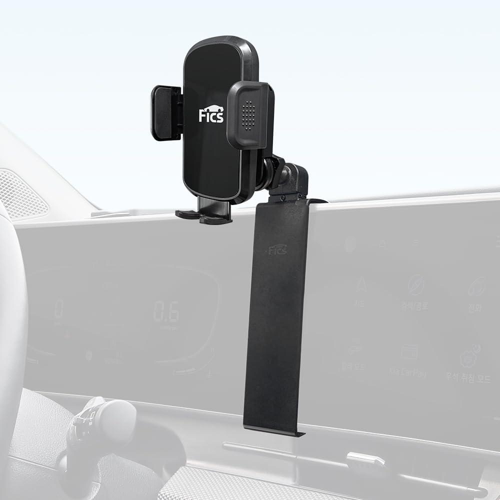 FICS Car Phone Holder for Kia Sportage 2023 2024 2025 with 12.3 Digital Cluster  Custom-Fit Mount for Seamless Integration, Interior Accessories for Navigation, No Adhesive or Tools Required