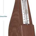 Mechanical Metronome Wood Grained Loud Sound/High Precision/No batteries Needed/for Piano/Guitar/Violin/Drum and Other Instruments (Tower design)