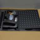 Black Tub Shower Faucet Set Complete with 8-Inch Rainfall Shower Head and Tub Spout Included Shower Valve Tub Shower Trim Kit Matte Black