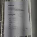 Floor Lamp for Living Room with 3 Color Temperatures Standing Lamp with Adjustable Beige Linen Lampshade Tall Lamps for Bedroom Office Classroom Dorm Room, 9W LED Bulb Included, Silver