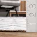 Nuloom SpinClean Blythe Grey/Off-White, 9' x 12', Geometric, Soft and Cozy, High Traffic, Stain Resistant, Easy Clean, Durable, Machine Washable Area Rug for Bedroom, Living Room, Dining, Den, Foyer