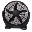 Portable Lightweight Floor Fan 10in (Black)