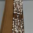 Winter Decorations 12Pcs Artificial Berry Stems White Berry Picks for Christmas Holiday Home Centerpieces Decor (Cream)