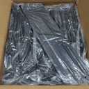 LATIHUUM 19 Pack Decorative Garden Fence Panels - 20.07 Ft Black Arched Metal Landscape Border Edging with Floral Design,No-Dig Rustproof Wire Fencing for Flower Beds, Patios, Dog, Yard, Outdoor