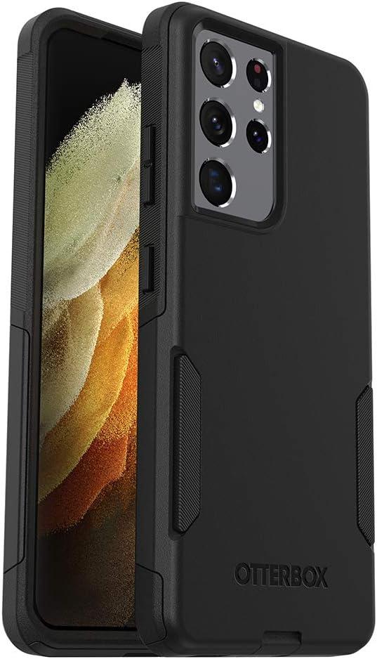 OtterBox Commuter Series Case for Galaxy S21 Ultra 5G (ONLY - Does NOT FIT Non-Plus or Plus Sizes) - Black