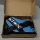 Haapaw Essential Dog Harness, No Pull Pet Vest with 3 Leash Clips, No Choke, Reflective, Adjustable and Padded, for Easy Walking and Training for Large Dogs(XL, Blue)