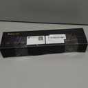 Annlary Hair Straightener, 1 Inch Flat Iron Hair Straightener and Curler 2 in 1, Professional Ceramic Ionic Dual Voltage Flat Iron with Anti-Iron Silicone for Less Frizz, Shinier & Smoother Hair (Matte Black)