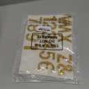 WILLBOND 37 Pieces Rhinestone Letter Stickers Large Glitter Alphabet Crystal Number Self Adhesive Bling Stickers Iron on Letters for Art Crafts Clothing DIY Decors(Gold,2.56 Inch)