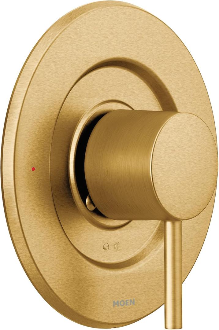 Moen Align Brushed Gold Moentrol Volume Control Modern Shower Valve Trim Kit, Valve Required, T3291BG (7 inches) Moen Align Brushed Gold Moentrol Volume Control Modern Shower Valve Trim Kit, Valve Required, T3291BG (7 inches)