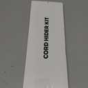 Yecaye Cord Hider, 113in Beige Cord Covers for Wires on Wall, One-Cord Cord Organizer, Easy Install Cable Management Kit, Cable Hider Home Office, W0.59in H0.4in, Beige (Small)