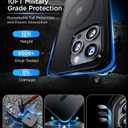 For iPhone 14 Pro Case, Strong Magnet-Compatible with MagSafe, Shockproof Military-Grade Protection, Slim Mag Safe Thin Bumper Phone Cover 6.1 in For Apple 14pro (Matte Black)